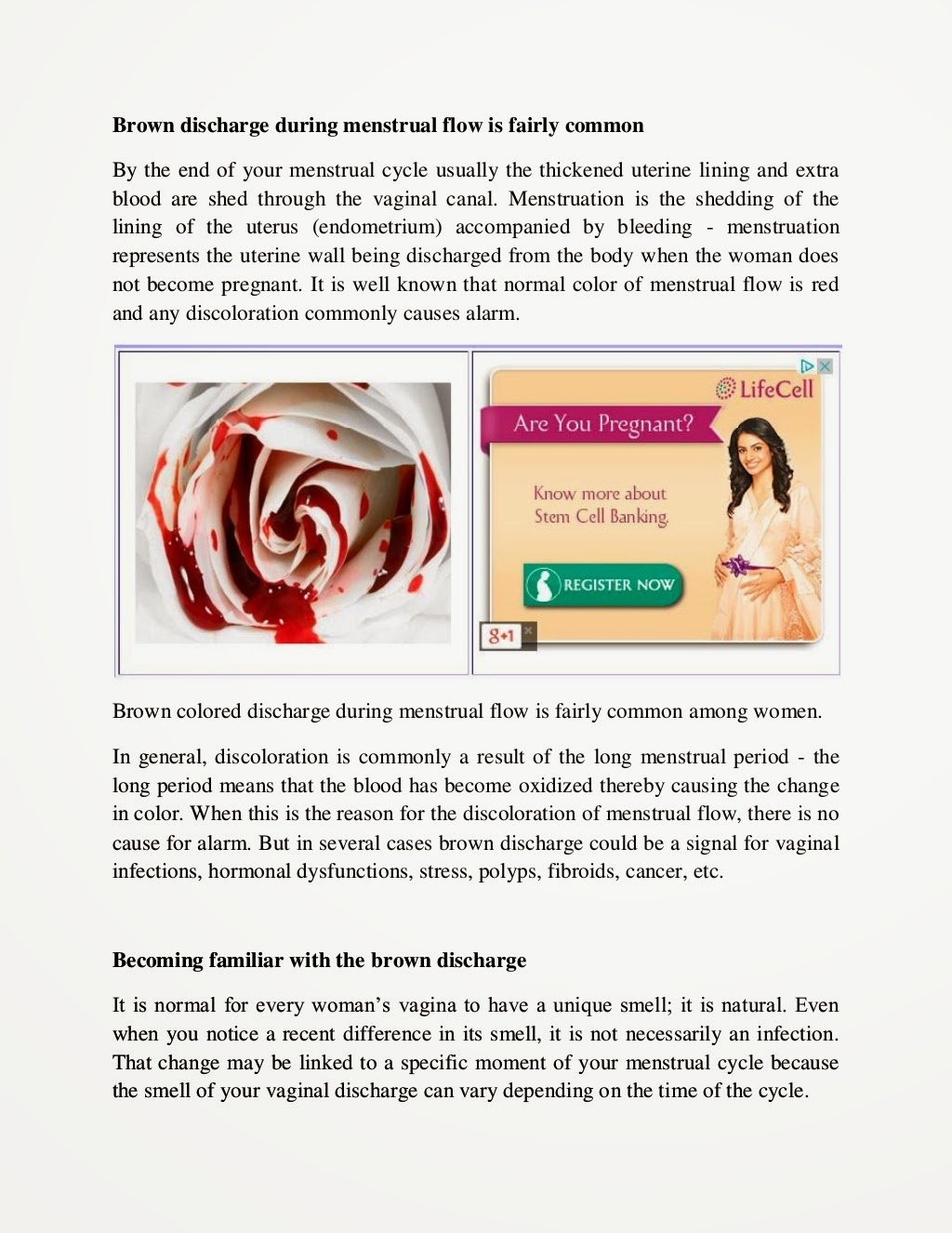 vaginal infections causing brown discharge Vaginal infections causing brown discharge